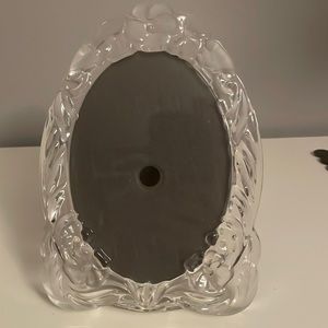 Mikasa Crystal Floral Picture Frame